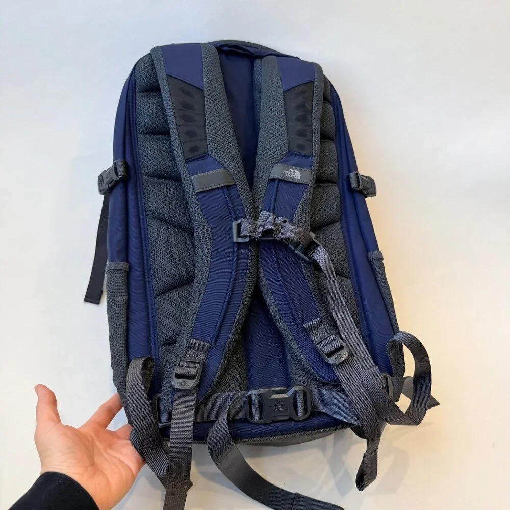 The North Face Fall Line Backpack – Navy/Gray – Customed Embroidery